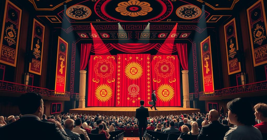 Kyrgyzstan's film Black Red Yellow receives Best Picture at Shanghai Film Festival with a festive ambiance.