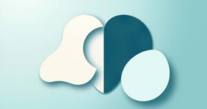 A symbolic representation of diplomacy and conflict resolution with abstract shapes and a subdued color palette.